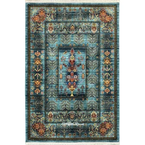 فرش ماشینی ابریشم بوم DIA ابریشم 1200 شانه تراکم 3600 کد 100239
