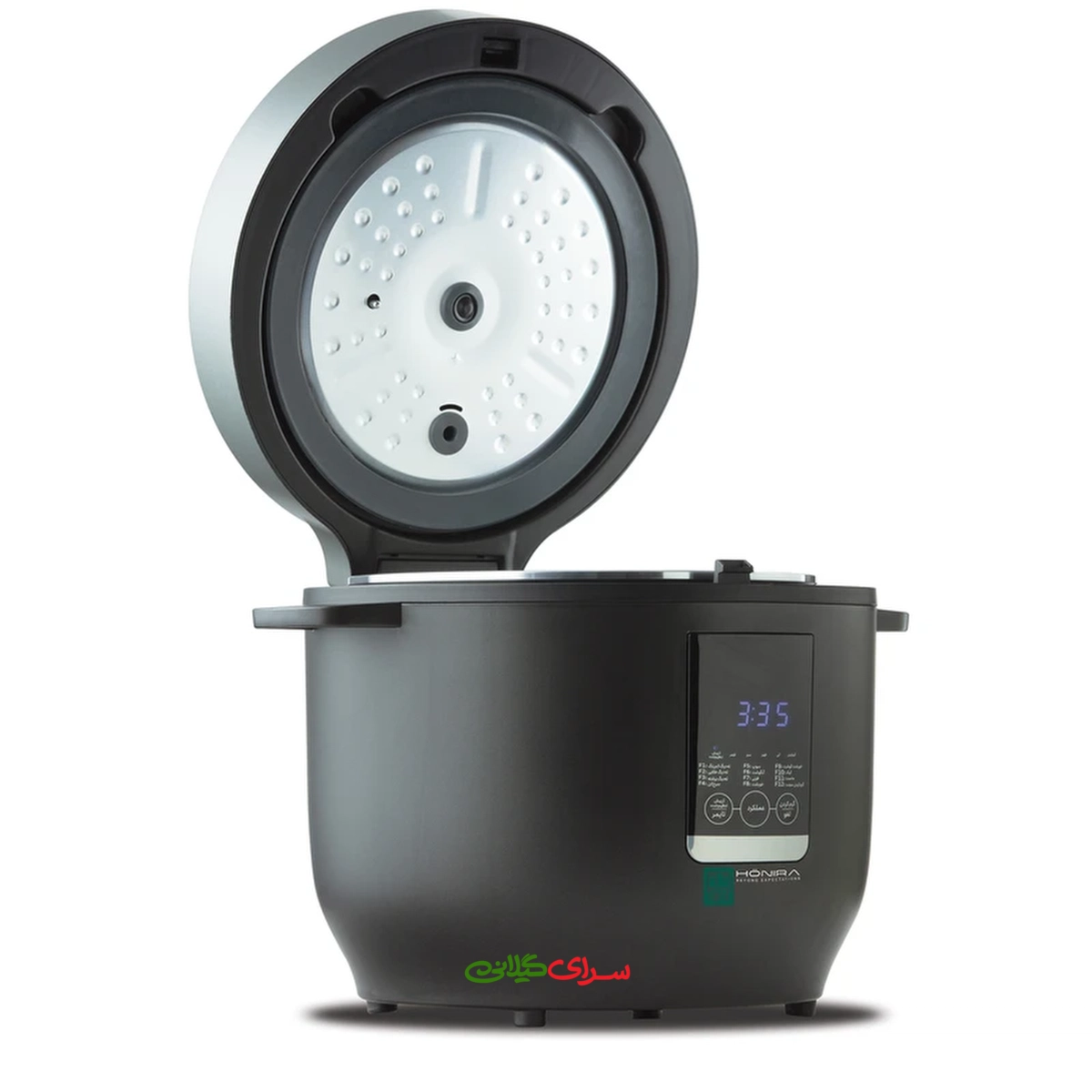 پلوپز 4 لیتری 10 نفره چندکاره مشکی هونیرا مدل RCK-394