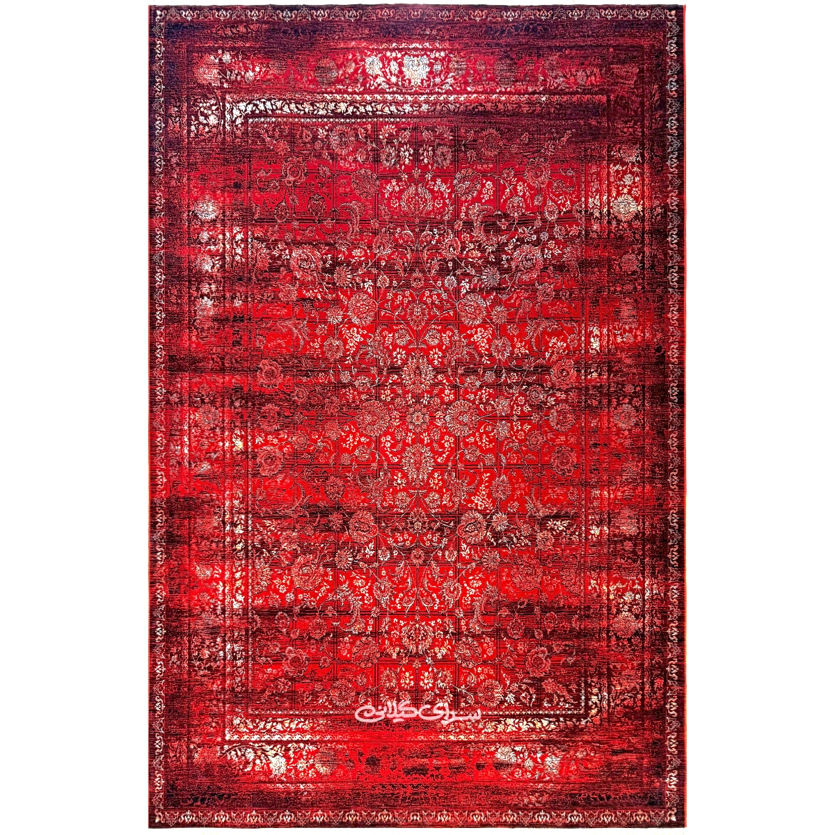 فرش ماشینی آرمانی لاکی فرح 1200 شانه تراکم 3600 کد 100232