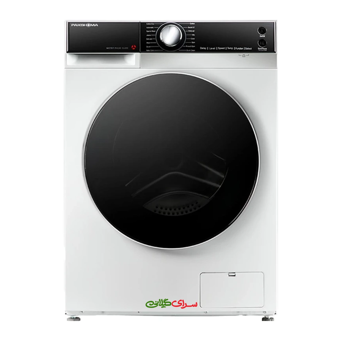 ماشین لباسشویی 8 کیلو گرمی اینورتر دار پاکشوما مدل BWF-40828