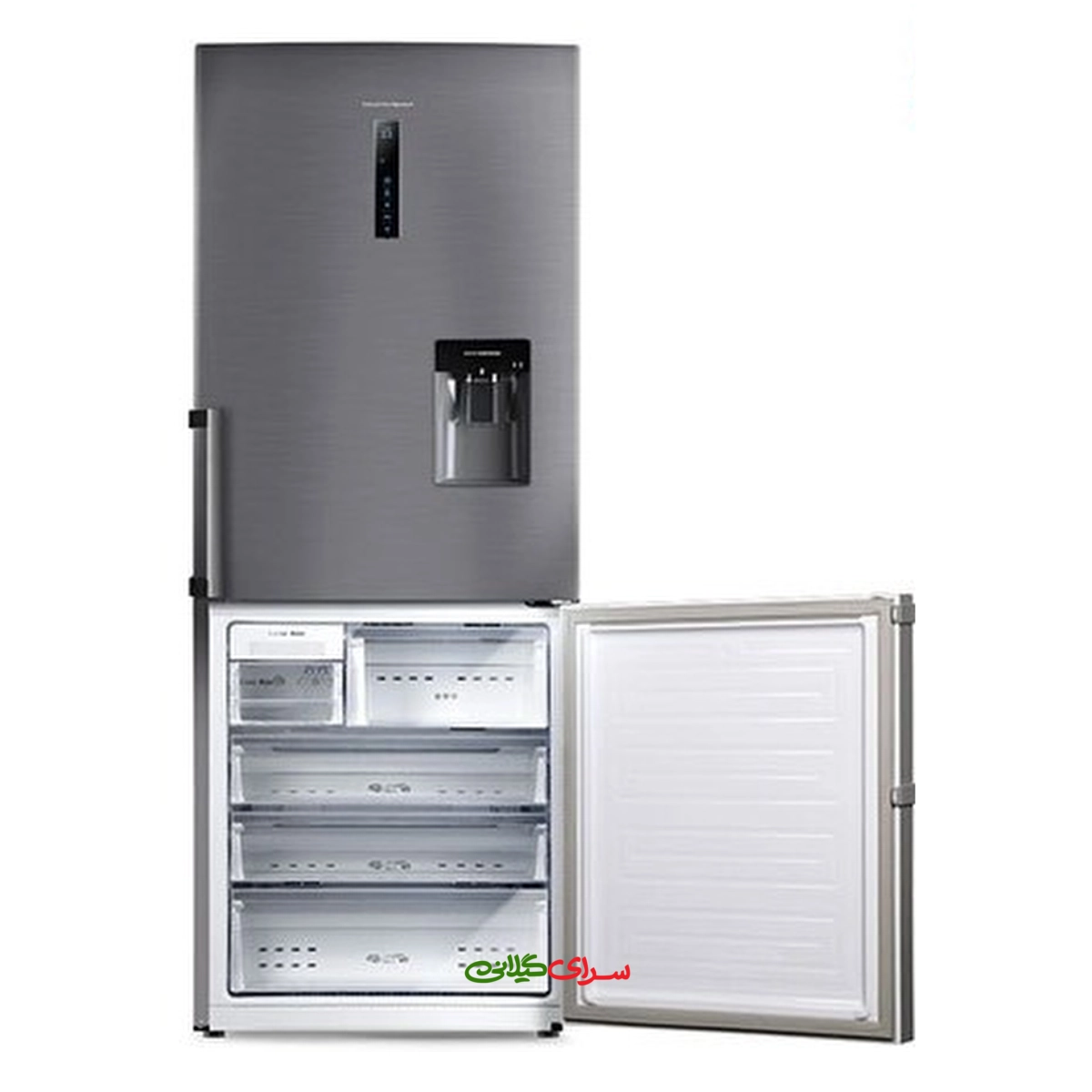 یخچال فریزر کمبی نو فراست استیل اینوکس پاکشوما مدل BMF RCP496iX_N1