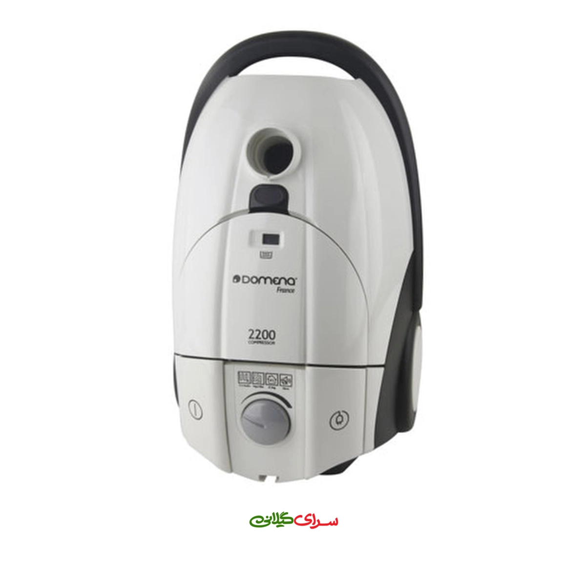 جارو برقی 2200 وات لوله کنفی سفید دومنا مدل VC4021