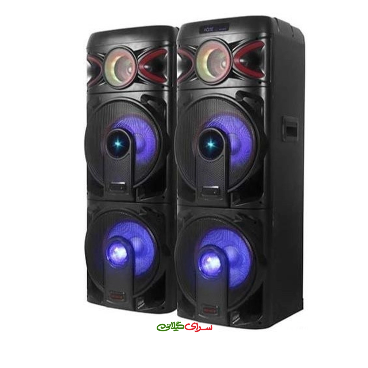 اسپیکر 4 ساب 12 اینچ LIGHT BAR بلوتوثی ایوا مدل X2200DSN PRO