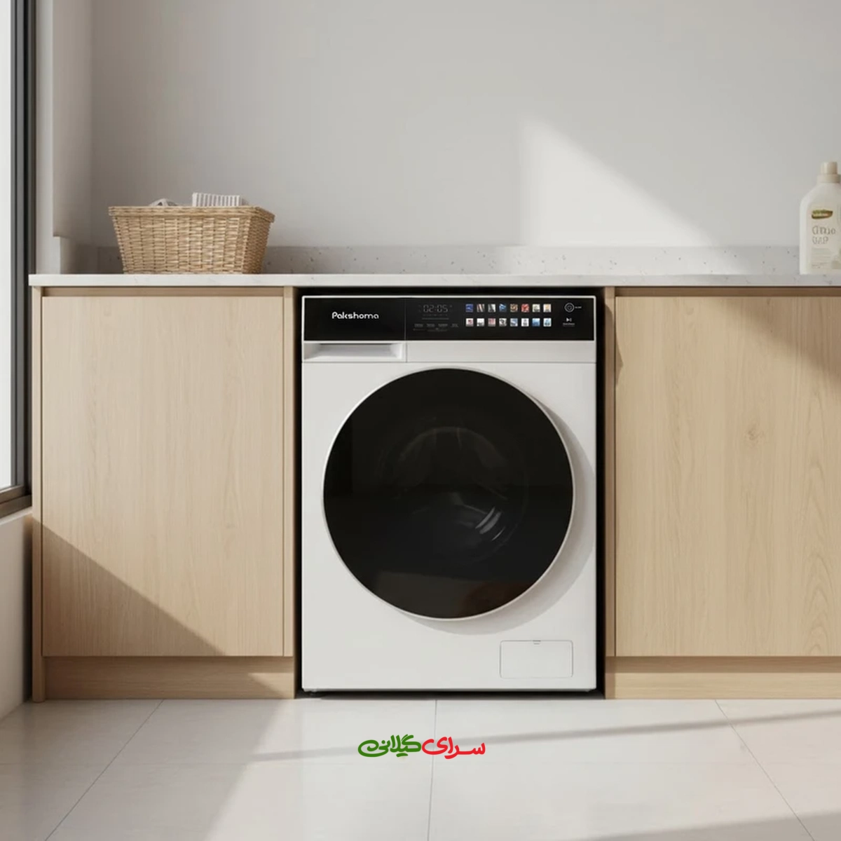 ماشین لباسشویی 10 کیلوگرمی DIRECT DRIVE سفید پاکشوما مدل X106W