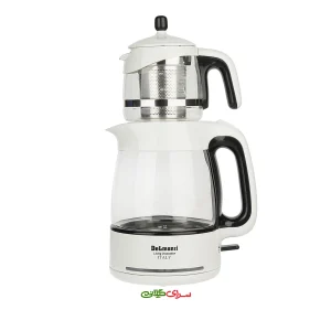 چای ساز روهمی 2.5 لیتری پیرکس سفید دلمونتی مدل DL400