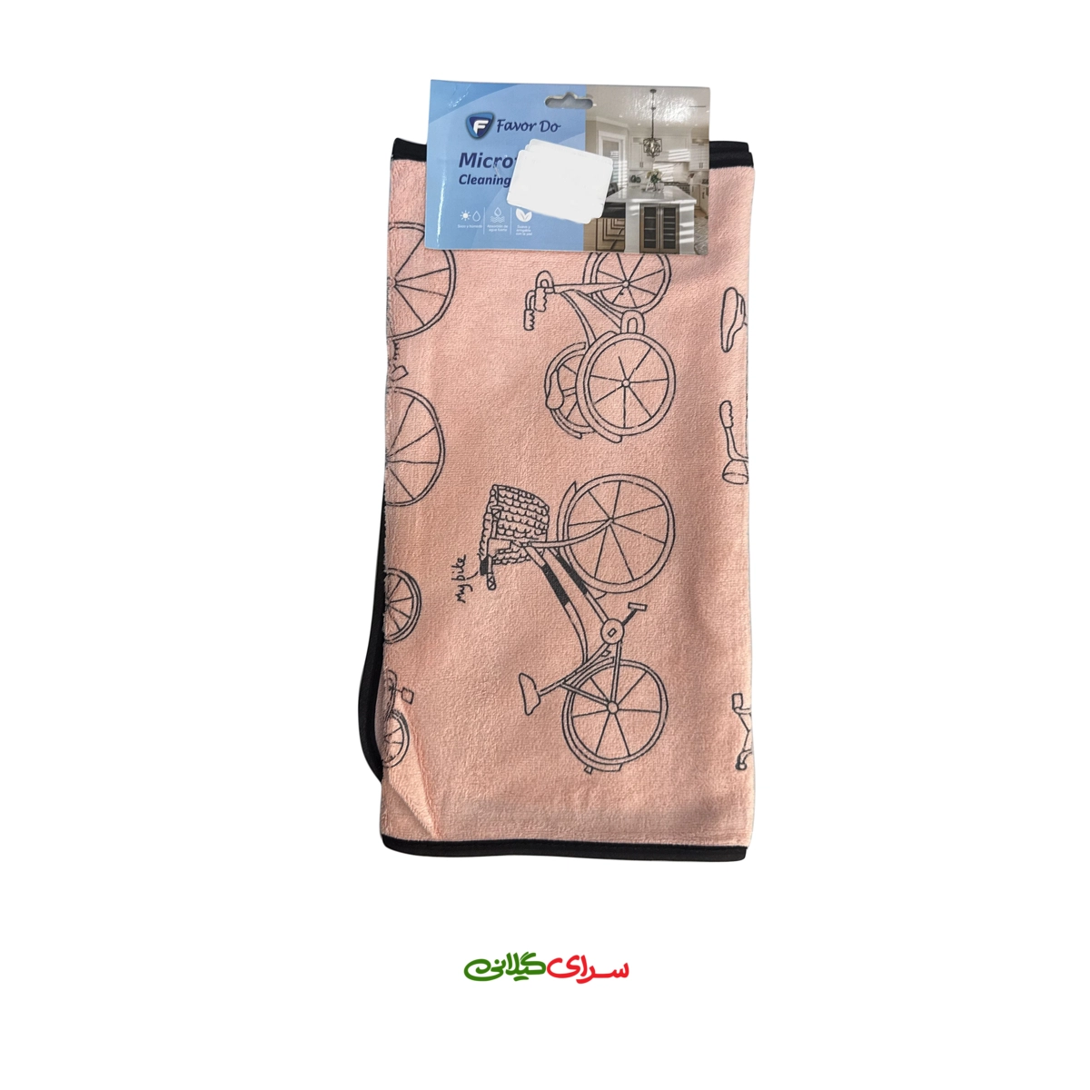 حوله طرح دوچرخه دور دوزی شده کد 310752