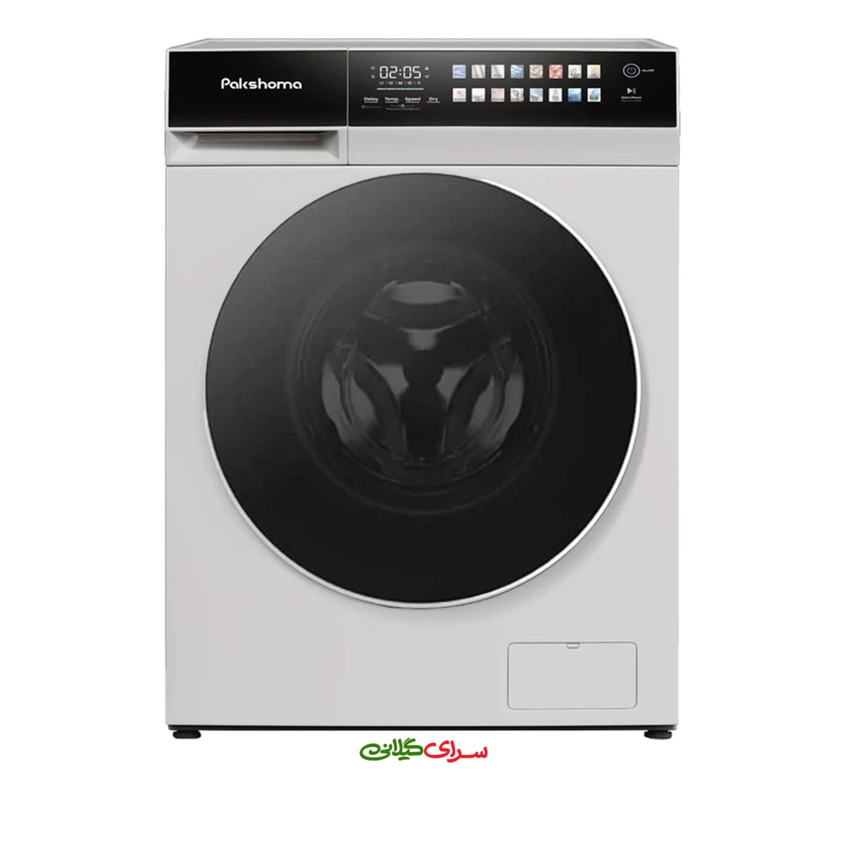ماشین لباسشویی 10 کیلوگرمی DIRECT DRIVE سفید پاکشوما مدل X106W