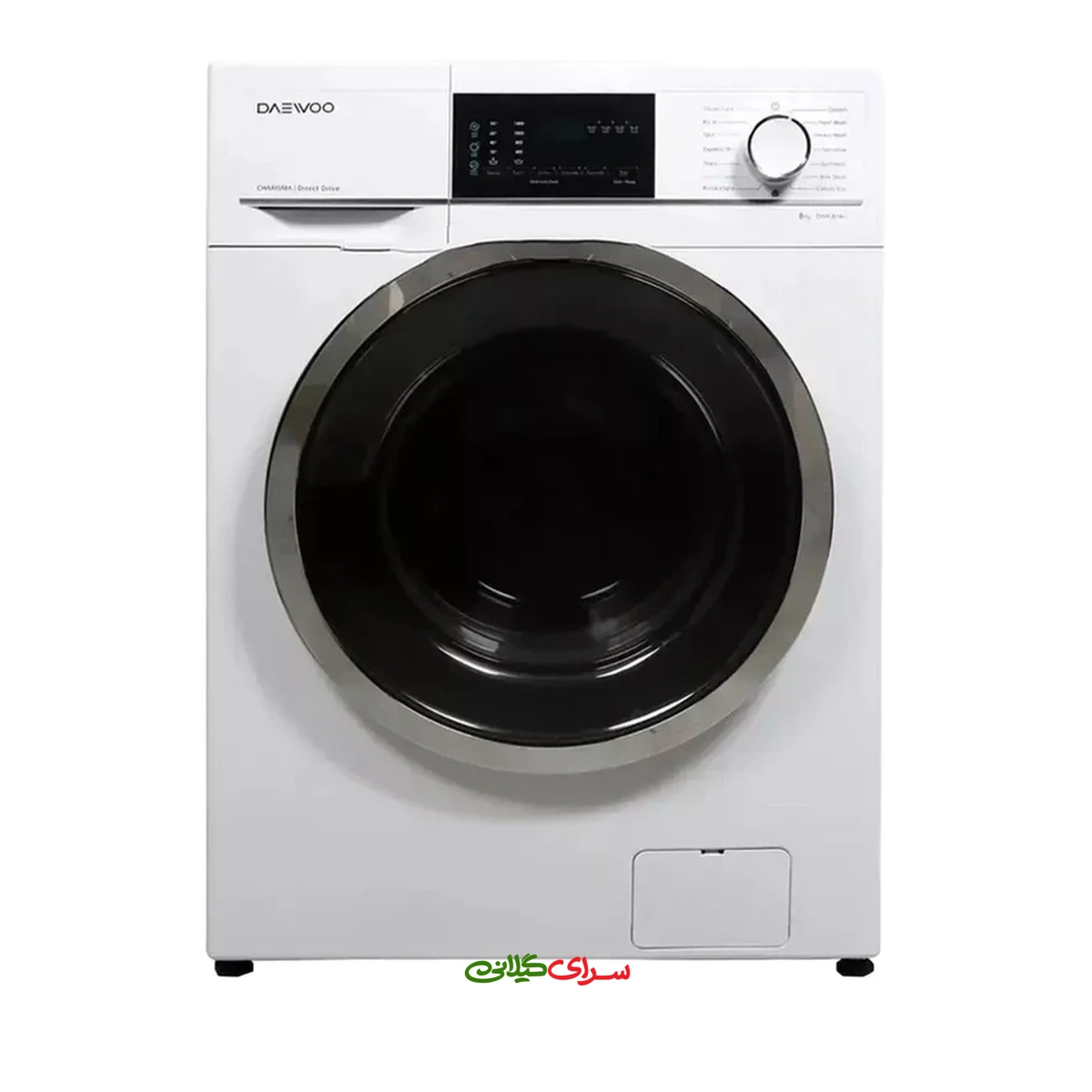 ماشین لباسشویی 8 کیلو گرمی DIRECT DRIVE اینورتر دار سفید دوو مدل LM-840W