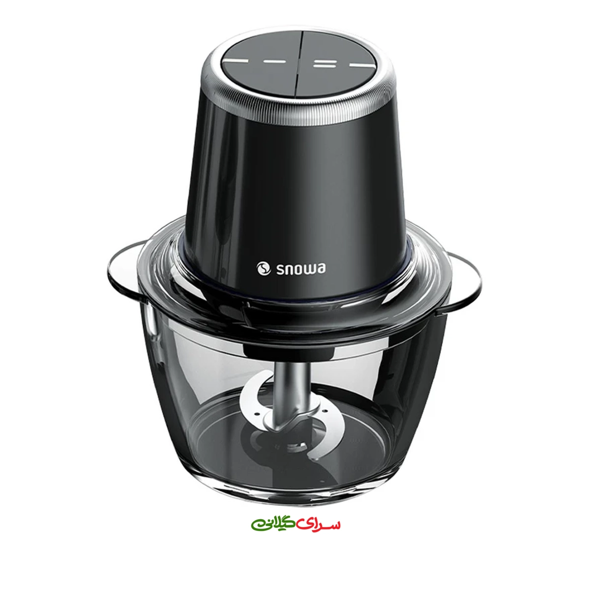 خردکن 0.6 لیتری 2 سرعته پیرکس مشکی اسنوا مدل SCP-Q500BK