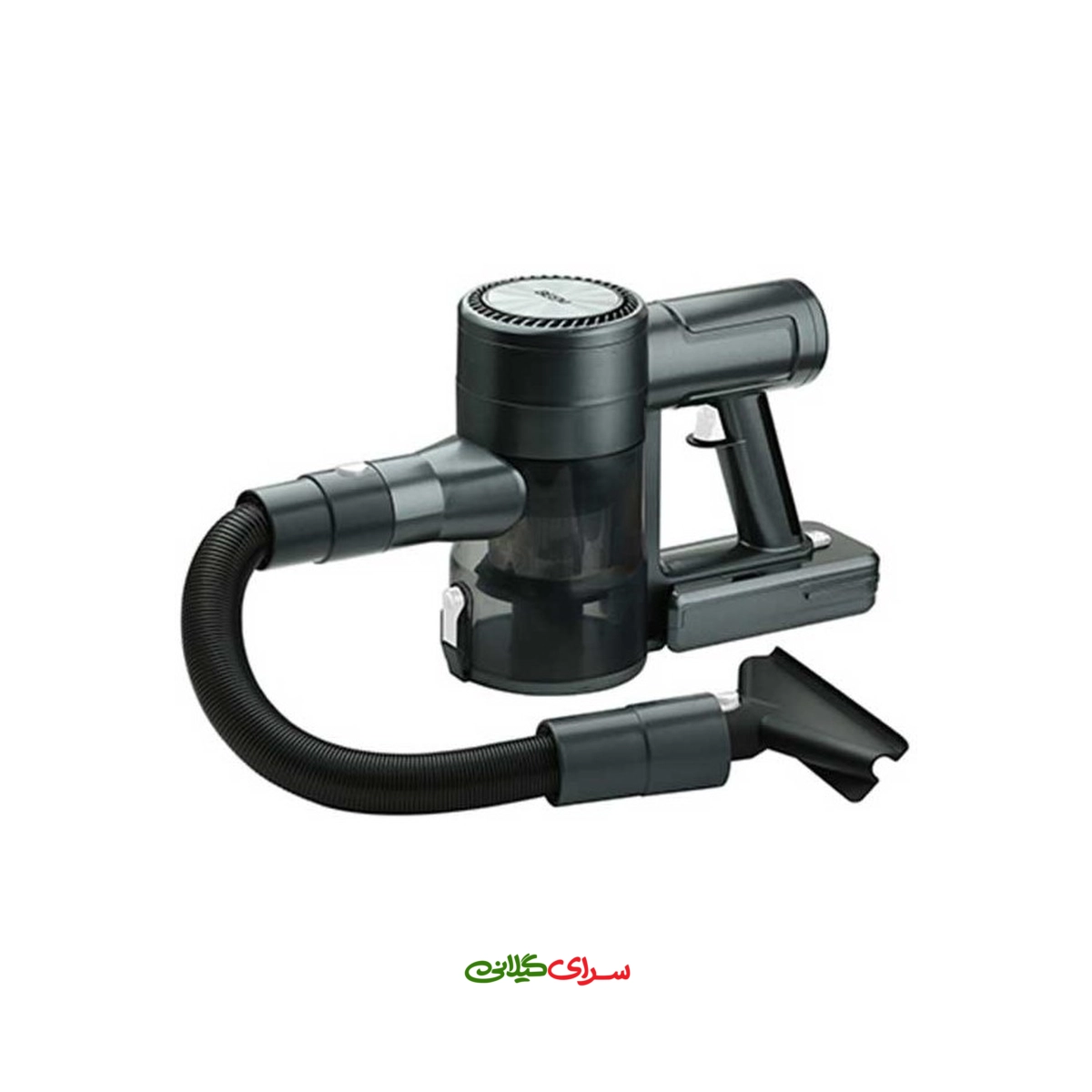 جارو شارژی ایستاده 350 وات مشکی خاکستری بیم مدل DUSTREX 40201