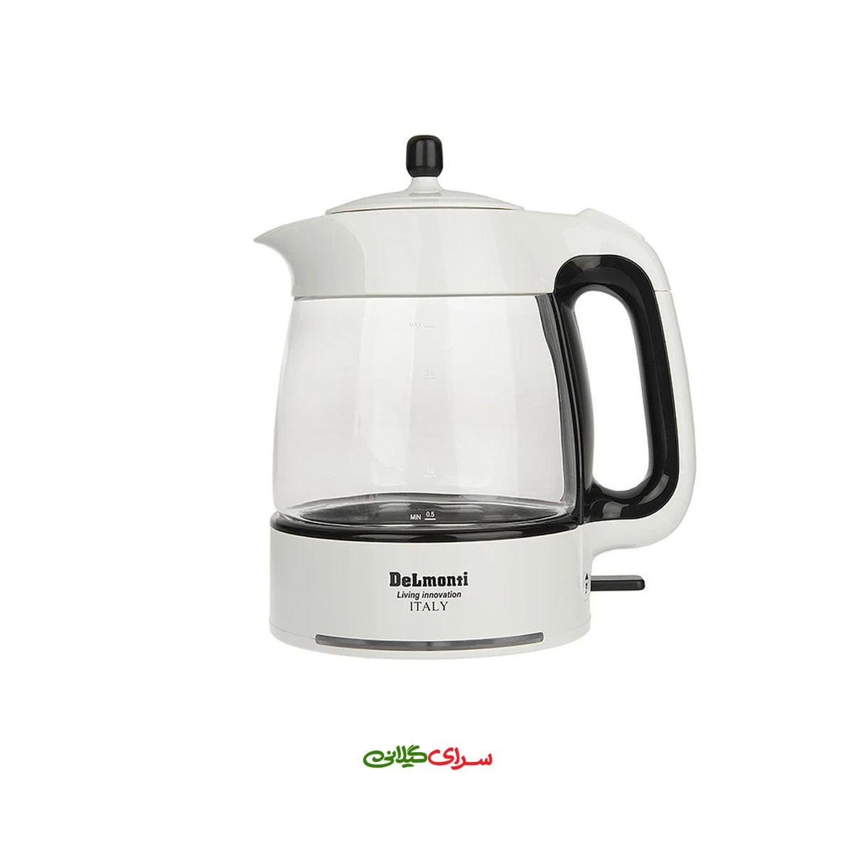 چای ساز روهمی 2.5 لیتری پیرکس سفید دلمونتی مدل DL400