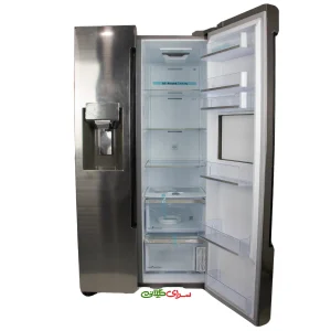 یخچال فریزر ساید بای ساید 32 فوت نو فراست استیل لئوکو مدل ICE MAX