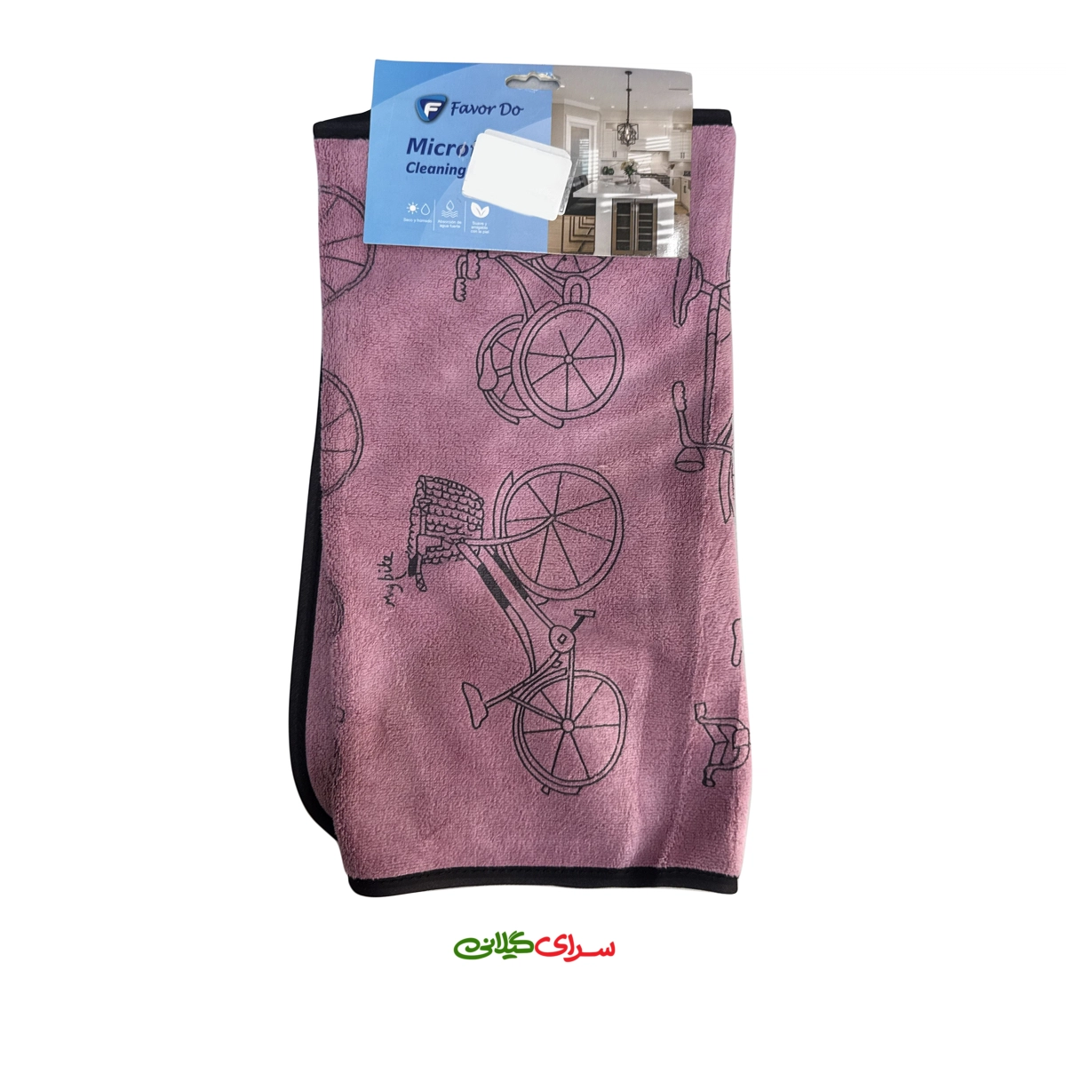 حوله طرح دوچرخه دور دوزی شده کد 310752