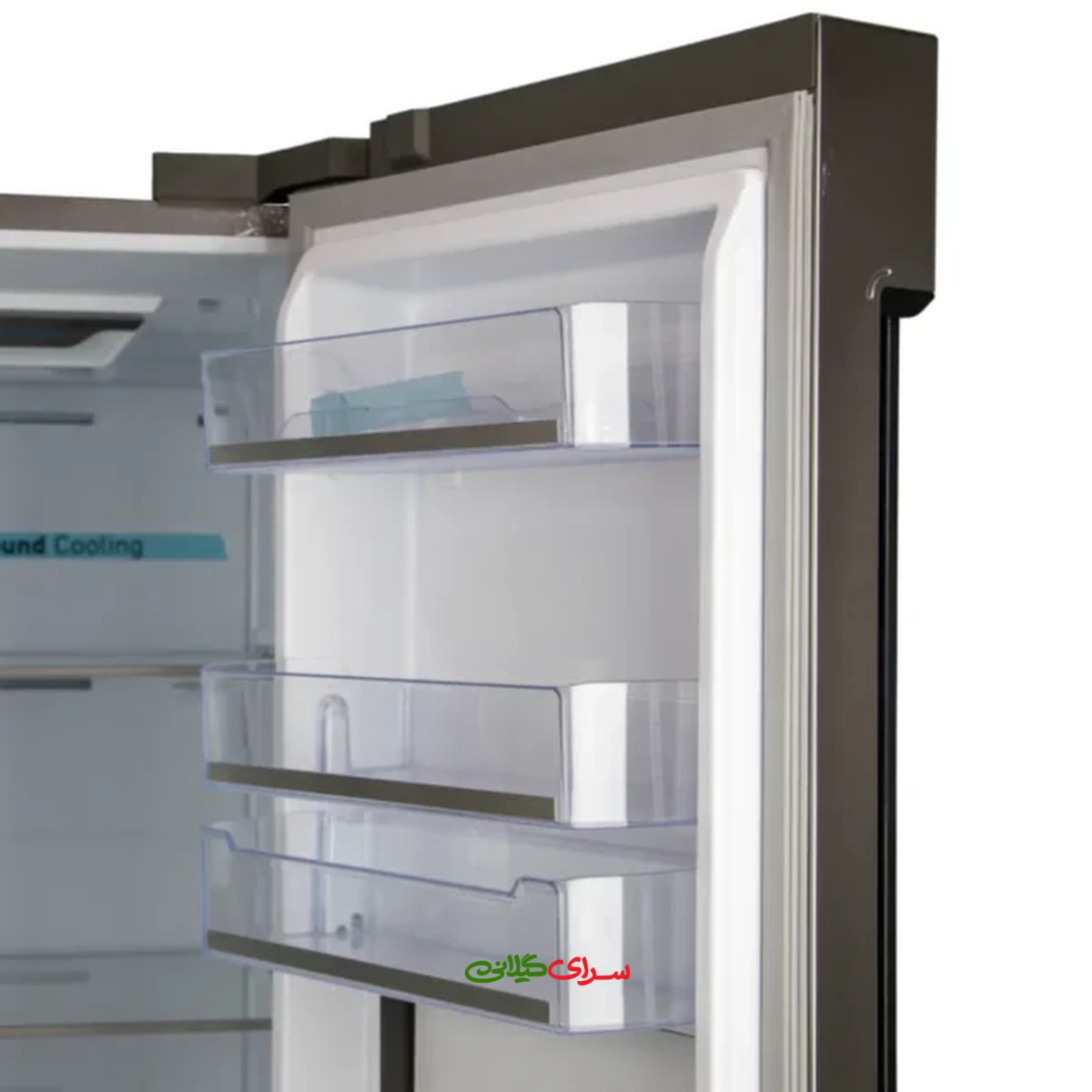 یخچال فریزر ساید بای ساید 32 فوت نو فراست استیل لئوکو مدل ICE MAX