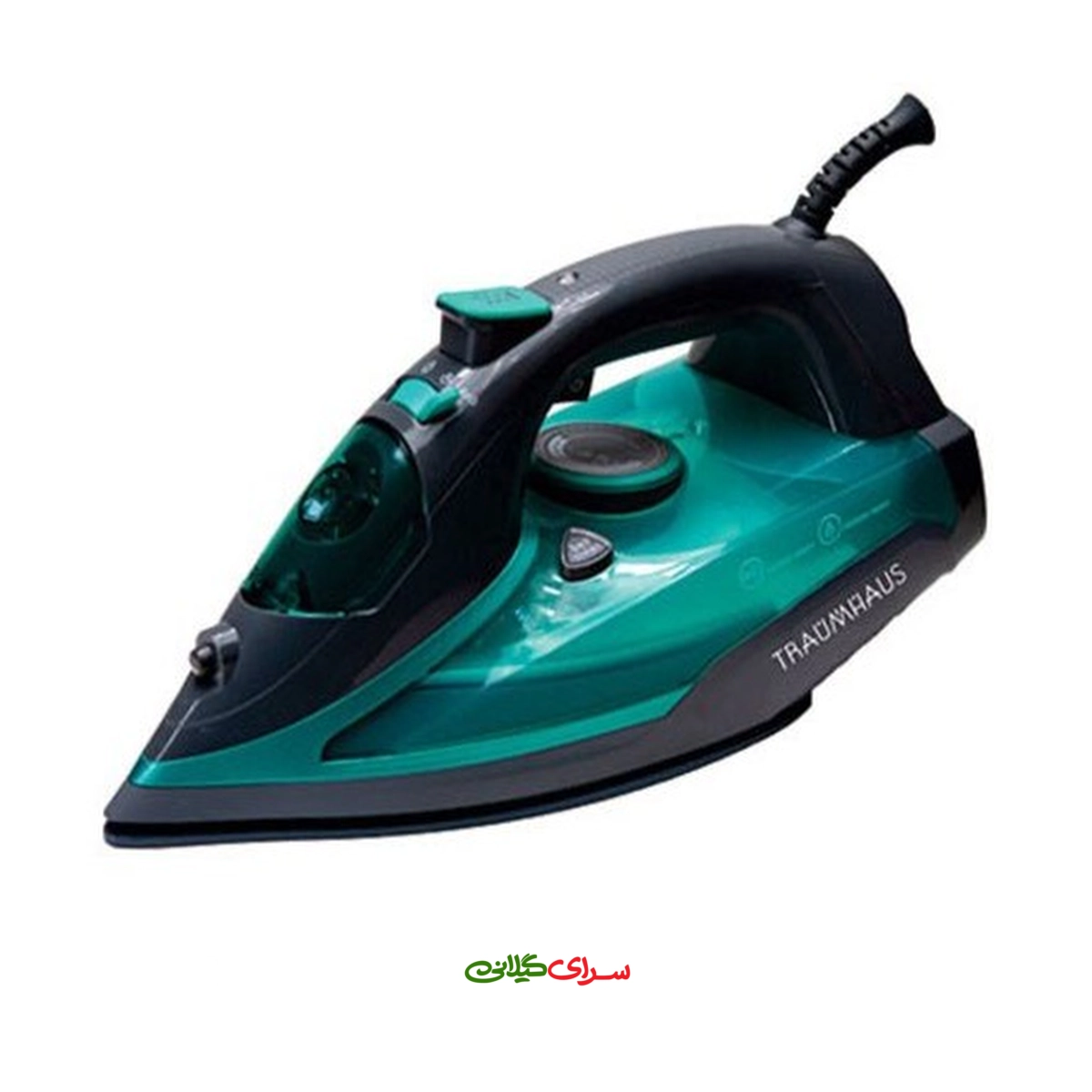 اتو بخار 3000 وات سبز مشکی کفی نانو سرامیک ترام هاوس مدل SI-60280 C
