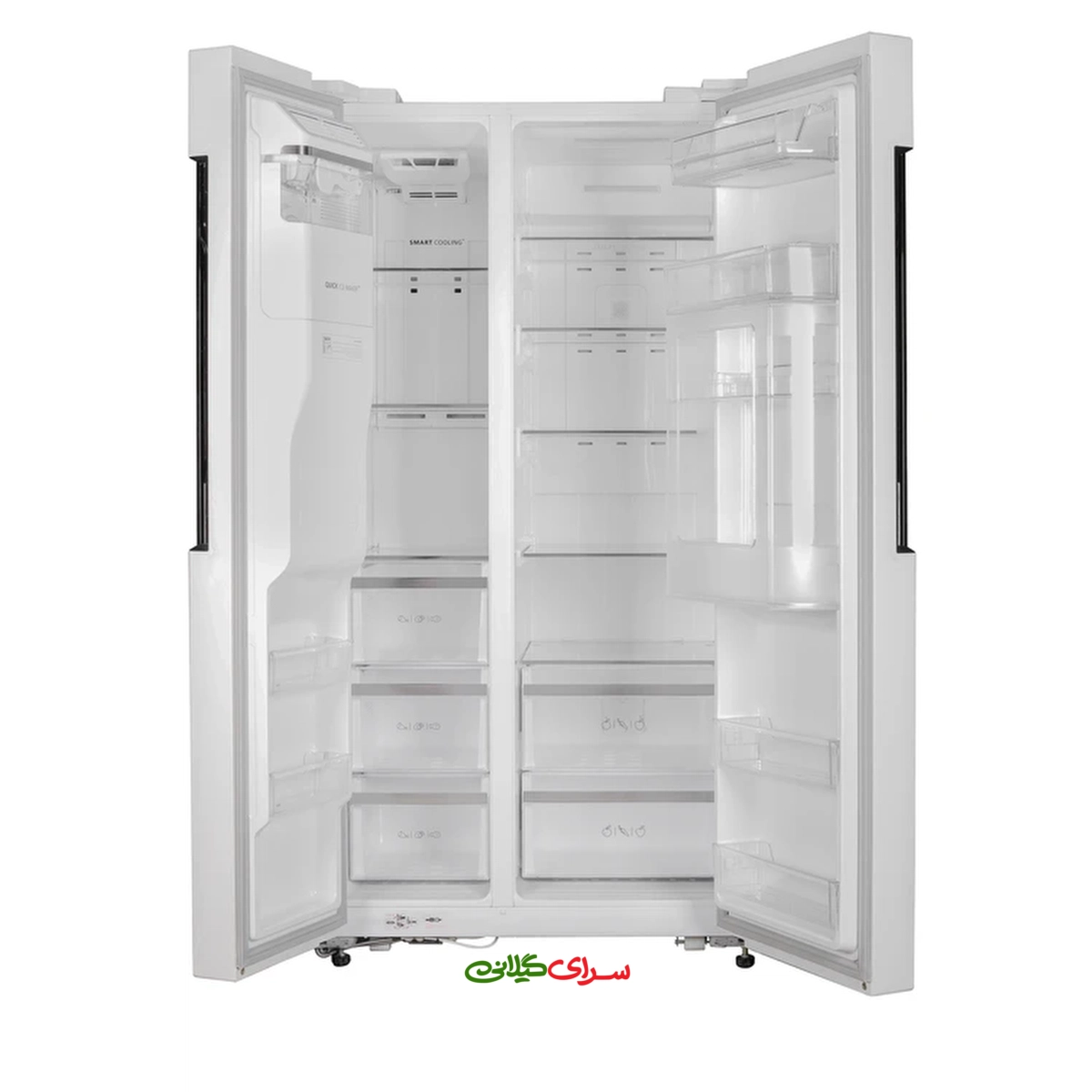 یخچال فریزر ساید بای ساید 35 فوت اسنوا مدل هارمونی S2DI-L310W