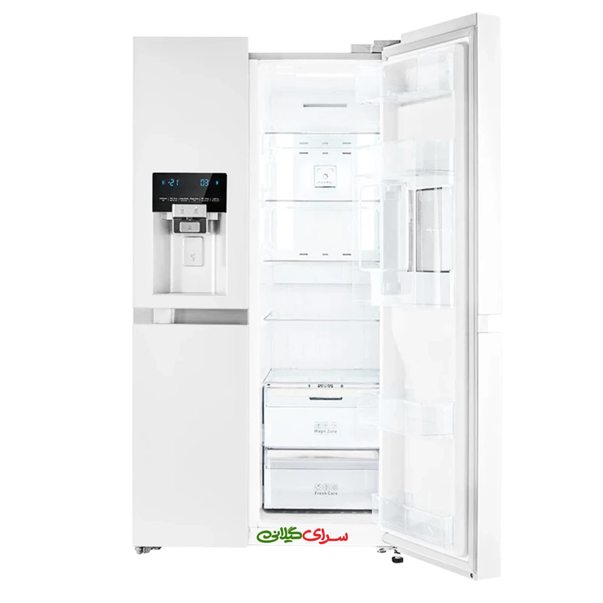 یخچال فریزر ساید بای ساید 35 فوت نو فراست سفید دوو مدل sxi20-31w