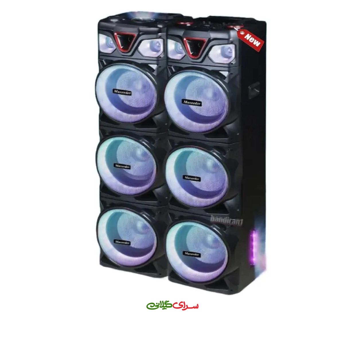 اسپیکر پارتی لایت 6 ساب 10 اینچ بلوتوث دار مکسیدر مدل AL-326 LP5
