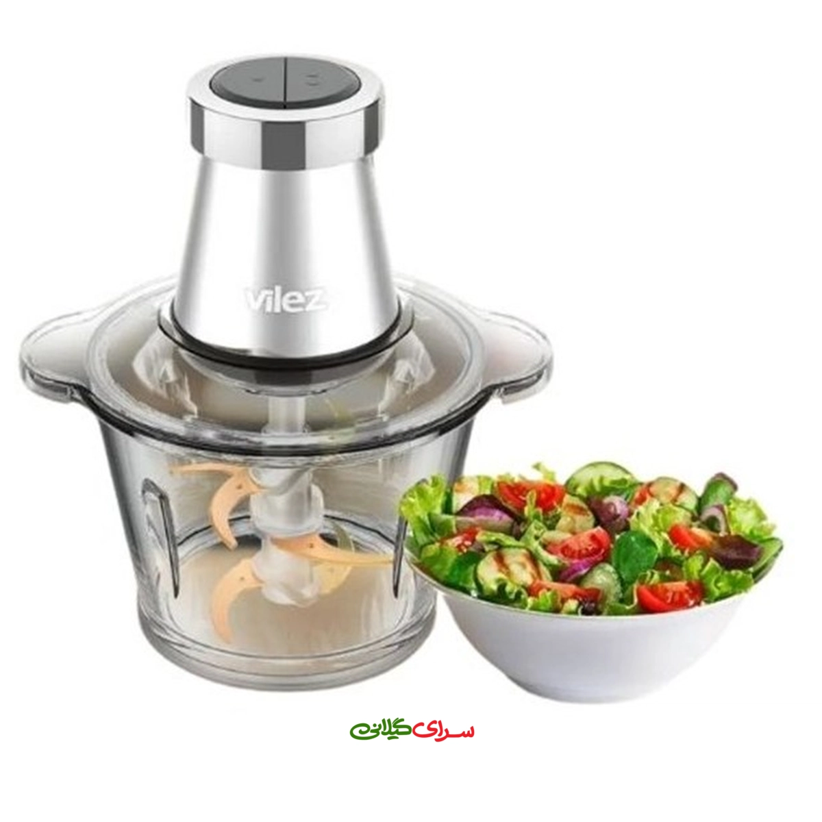 خرد کن 3 لیتری 6 تیغه دو سرعته پیرکس استیل ویلز مدل VL-6033 S