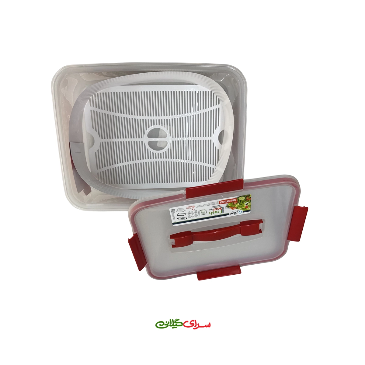 ظرف فریزری مستطیل 6.5 لیتری کد 206568