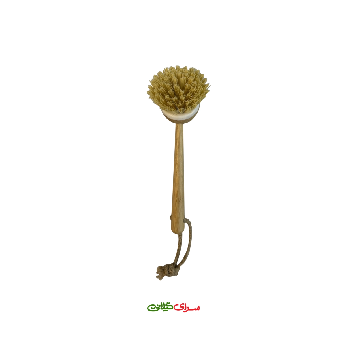فرچه چوبی دسته بلند بامبو کد 302291