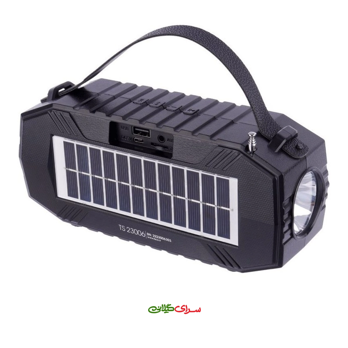 اسپیکر بلوتوثی قابل حمل مشکی تسکو مدل TS 23006