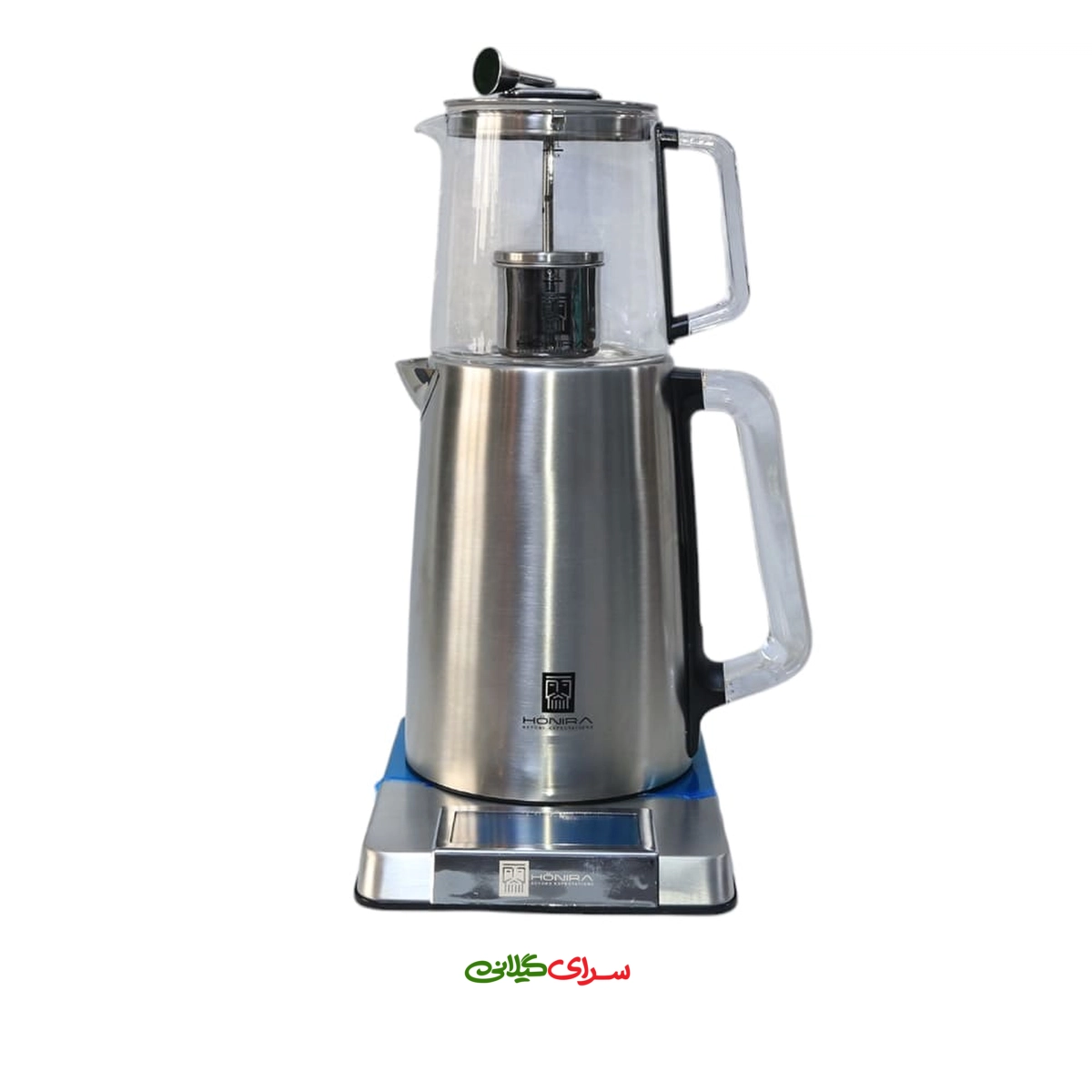 چای ساز روهمی 2 لیتری پیرکس استیل هونیرا مدل TMD-101
