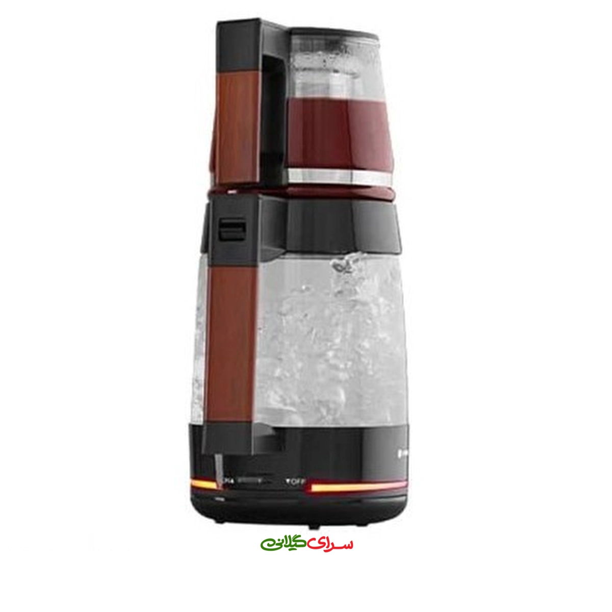 چای ساز روهمی 2 لیتری پیرکس مشکی اسنوا مدل STM-GS1650BK