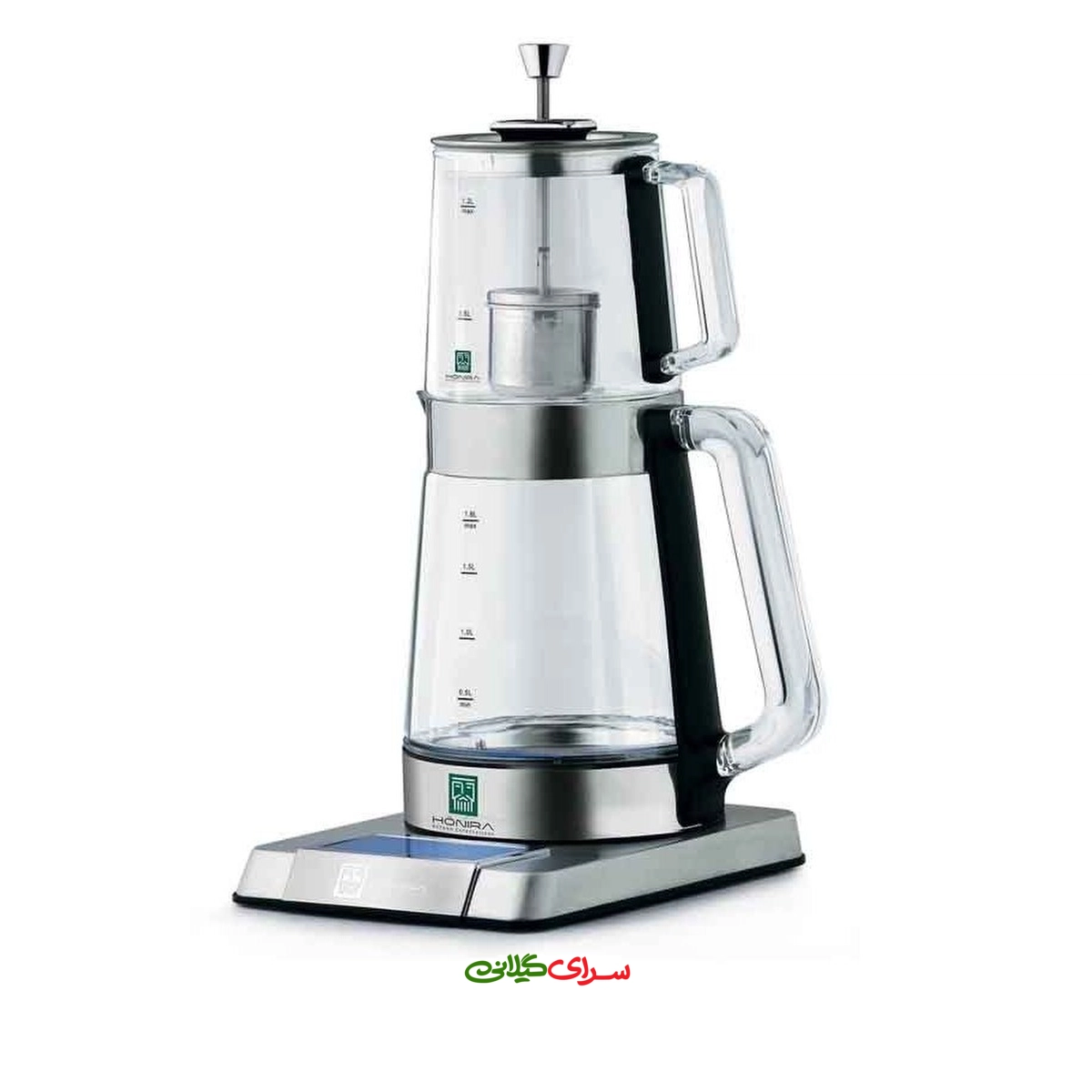چای ساز رو همی 1.8 لیتری پیرکس استیل هونیرا مدل TMD100