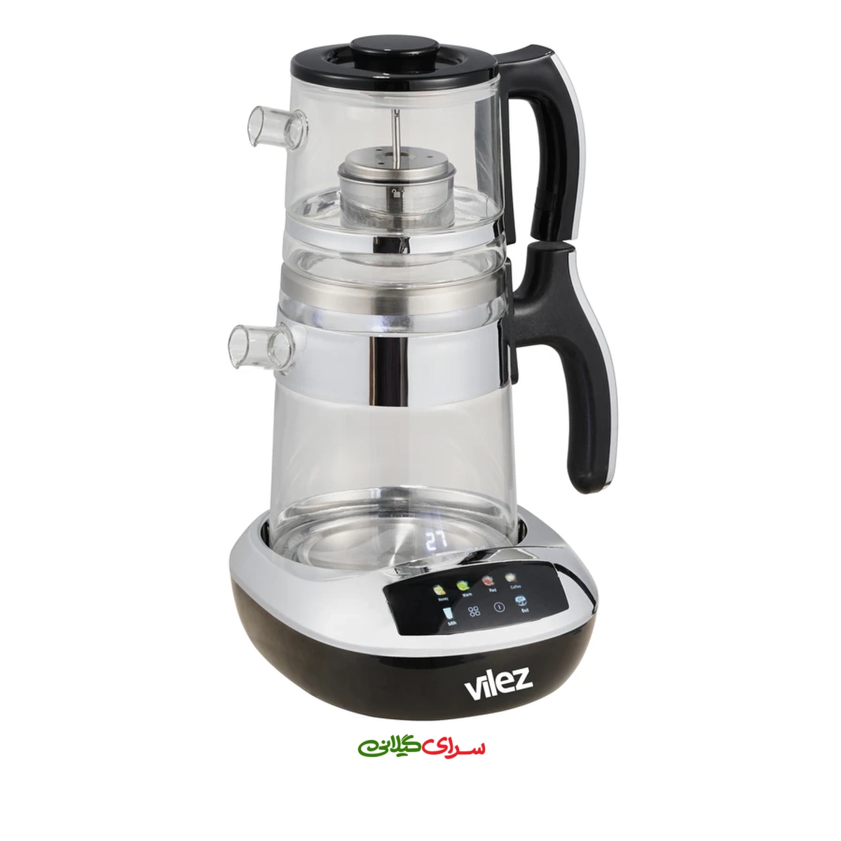 چای ساز روهمی 1.8 لیتری پیرکس سیلور ویلز مدل VL-2020