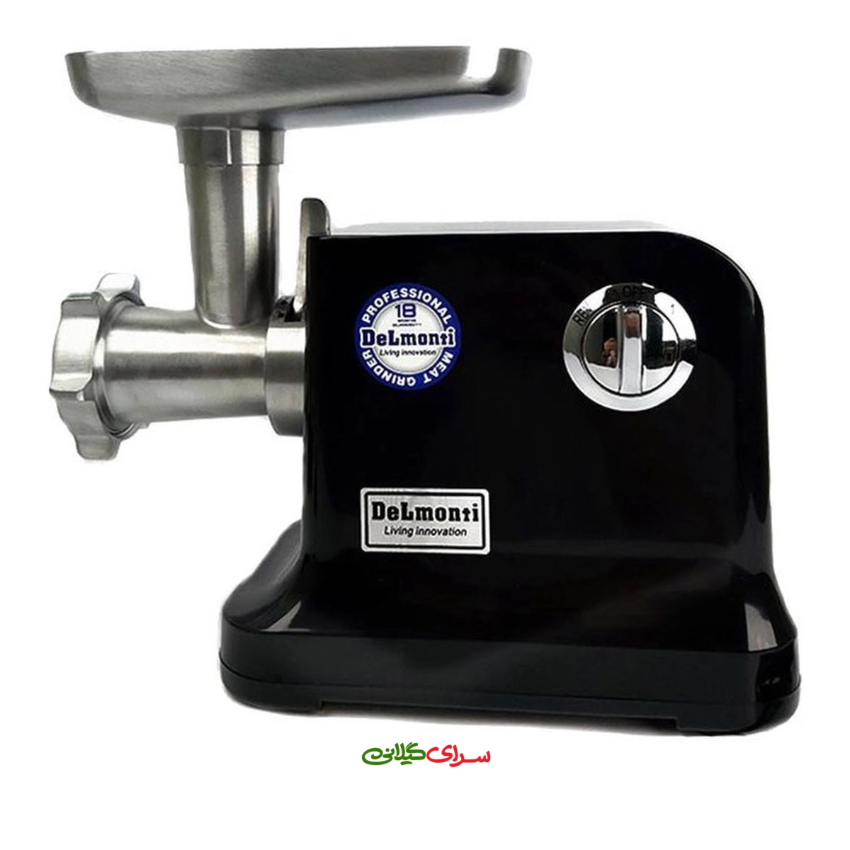 چرخ گوشت 3000 وات مشکی استیل دلمونتی مدل DL355