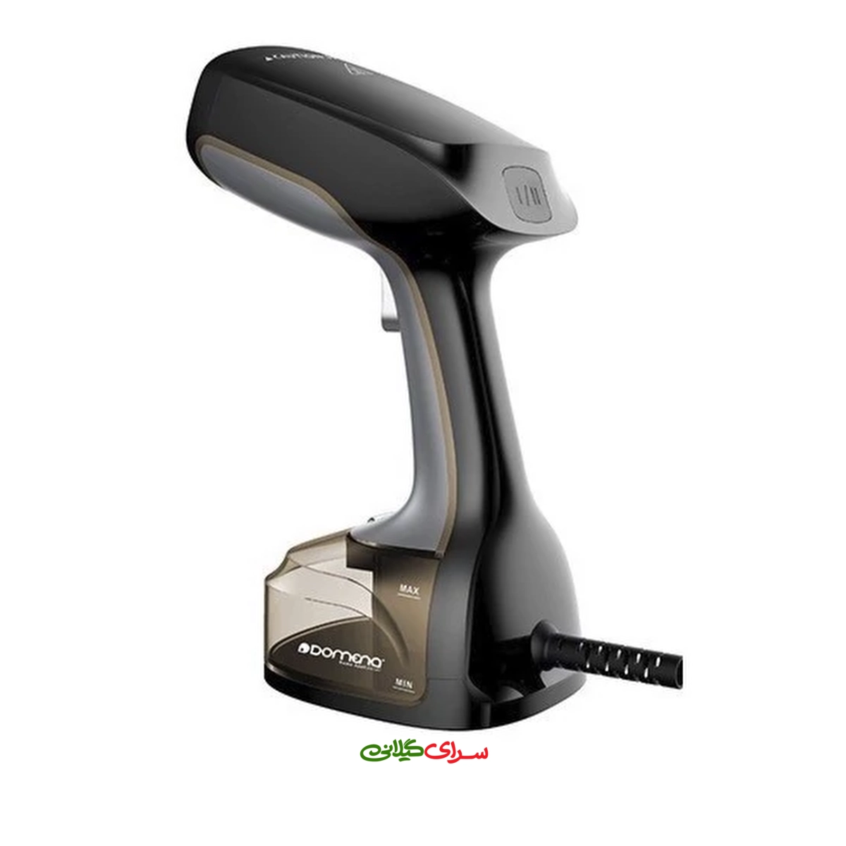 بخار گر دستی 200 وات مشکی طلایی دومنا مدل DSG808
