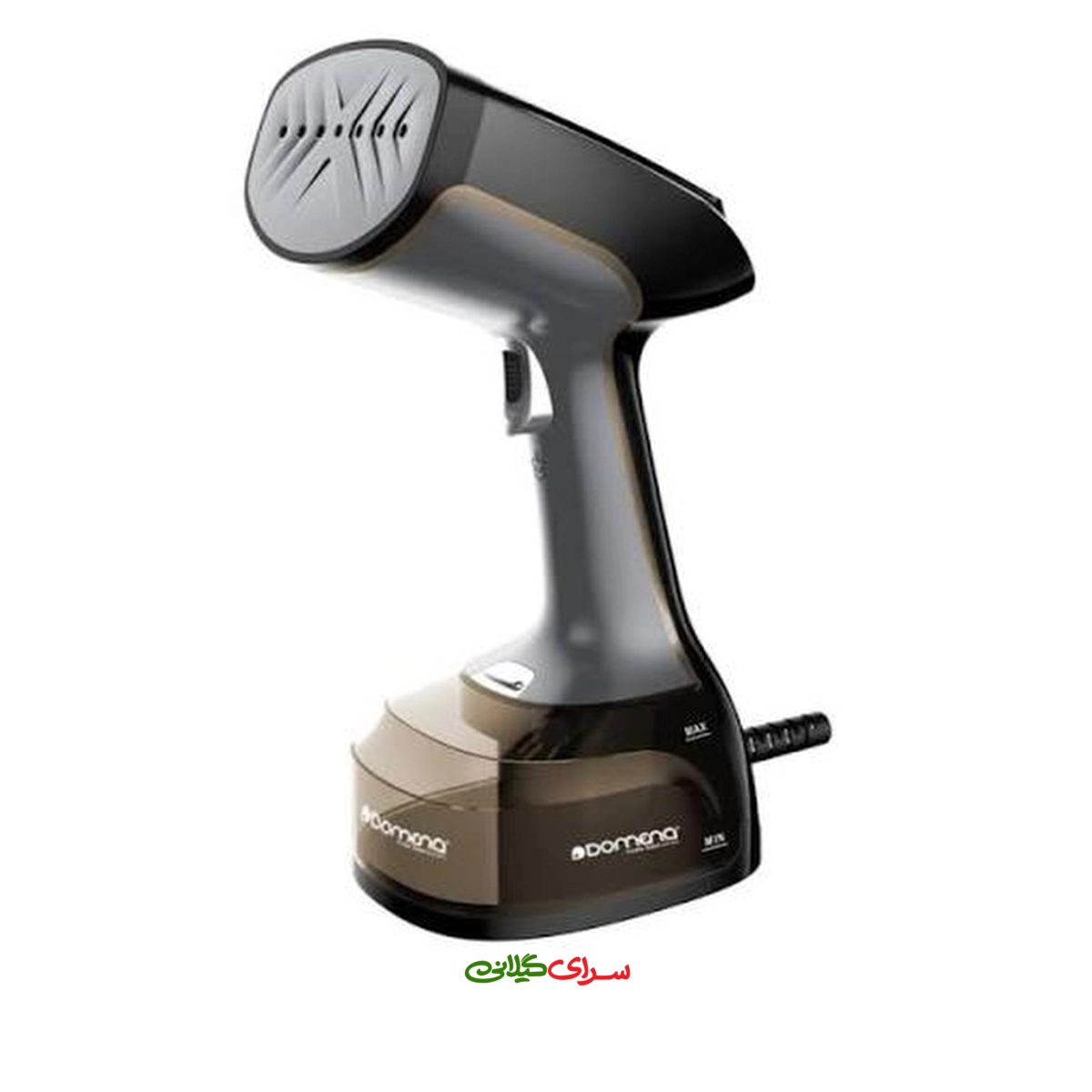 بخار گر دستی 200 وات مشکی طلایی دومنا مدل DSG808