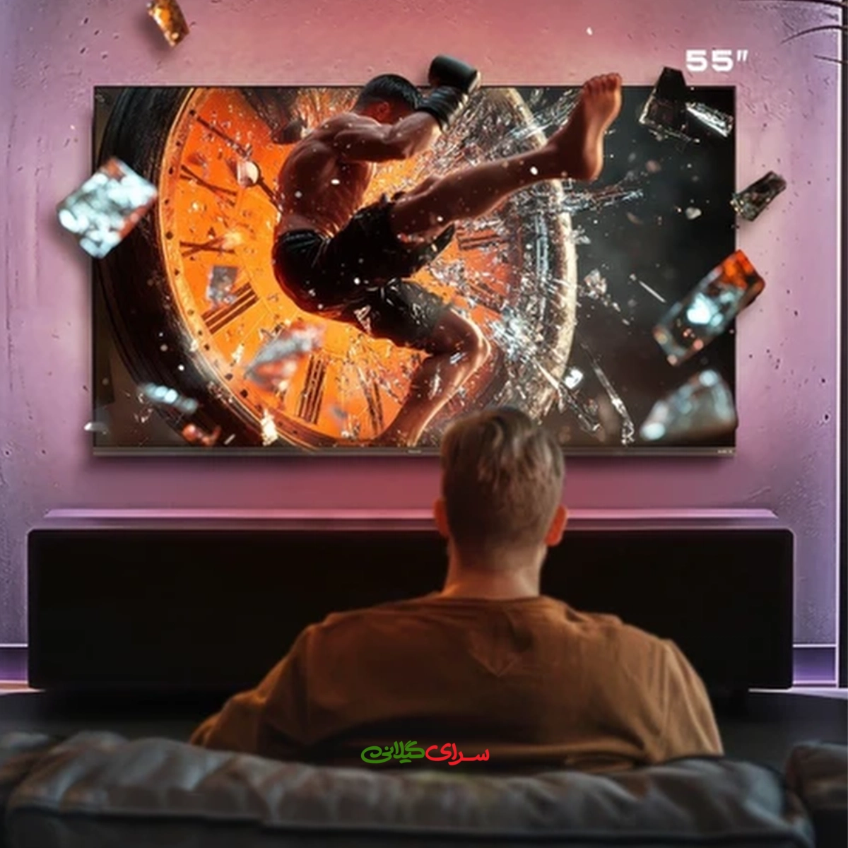 تلویزیون هوشمند 55 اینچ QLED 4K ULTRA HD مکسیدر مدل FN5511
