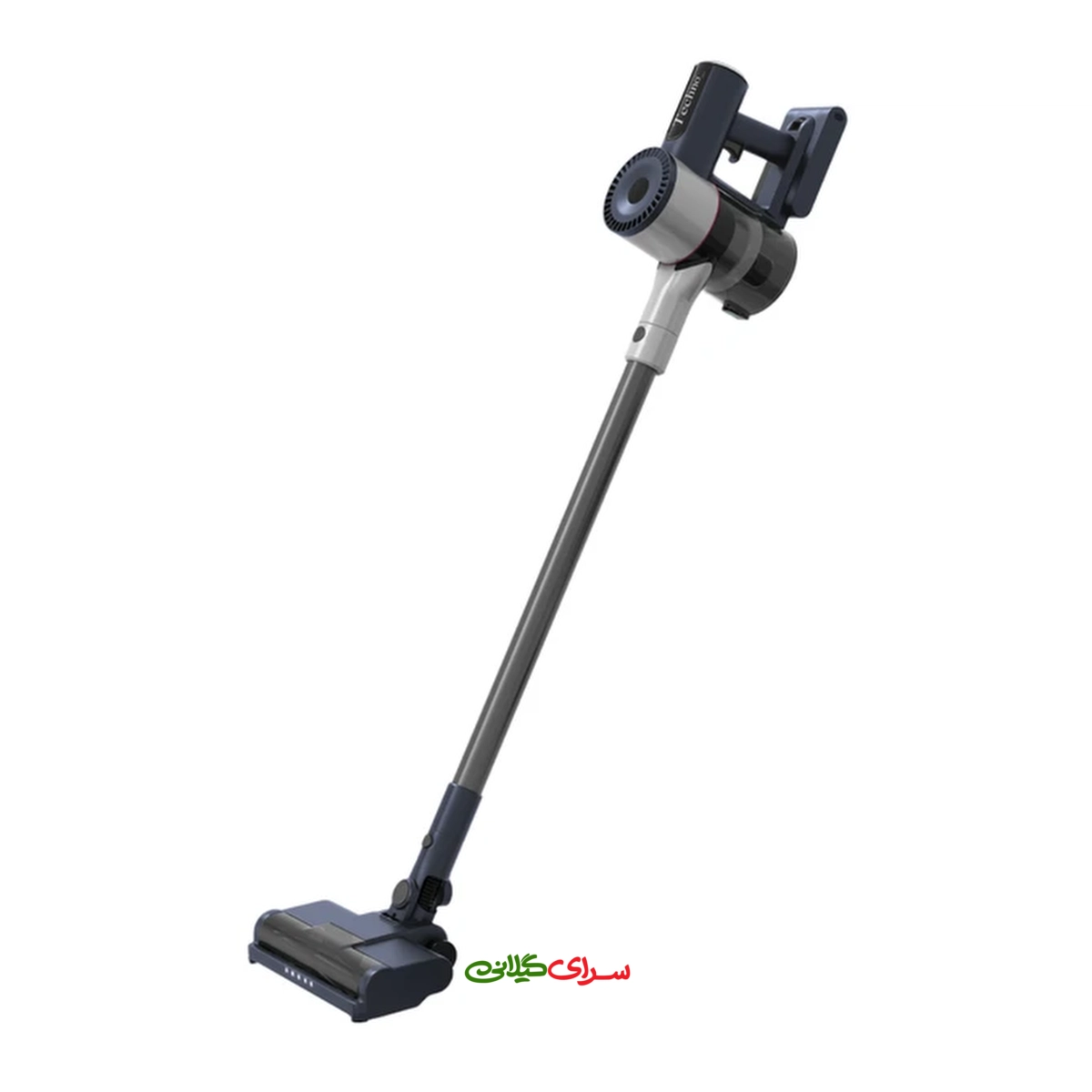 جارو شارژی ایستاده 400 وات سرمه ای استیل تکنو مدل Te-1704