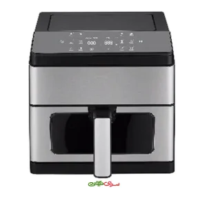 سرخ کن 8 لیتری 2 المنت استیل مشکی ونکارد مدل RAN_674
