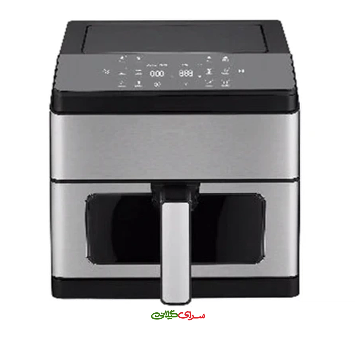 سرخ کن 8 لیتری 2 المنت استیل مشکی ونکارد مدل RAN_674