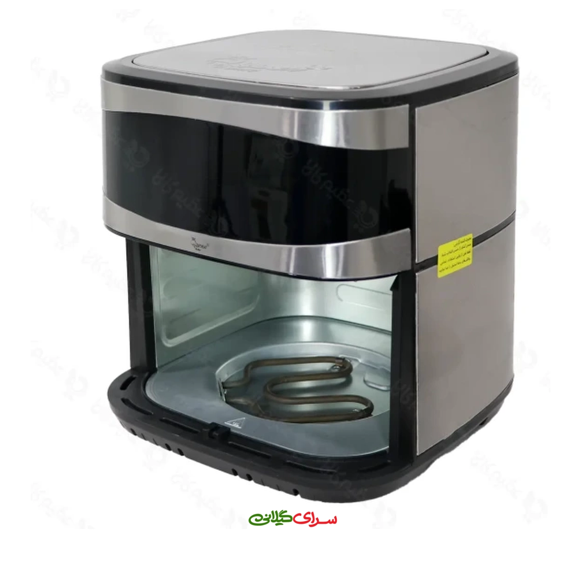 سرخ کن 8.8 لیتری 2 المنت استیل مشکی کوئین هوم مدل QH-2920