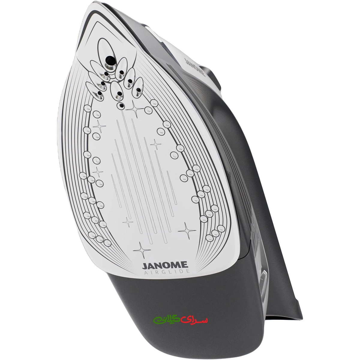 اتو بخار گر 1600 وات کفی AIRGLIDE مشکی ژانومه مدل GH 3540