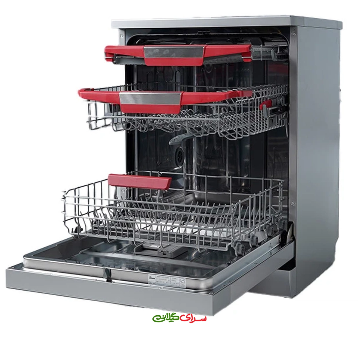 ماشین ظرفشویی 16 نفره 3 سبد سیلور گرین مدل GDW1616A-S