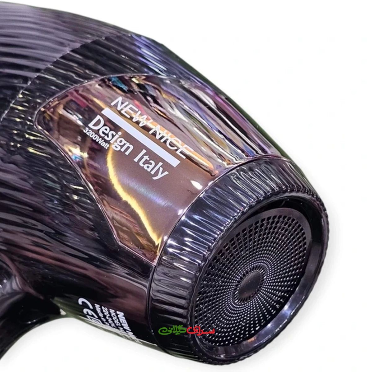 سشوار حرفه ای کراتین مشکی نیونایس مدل NW-7777