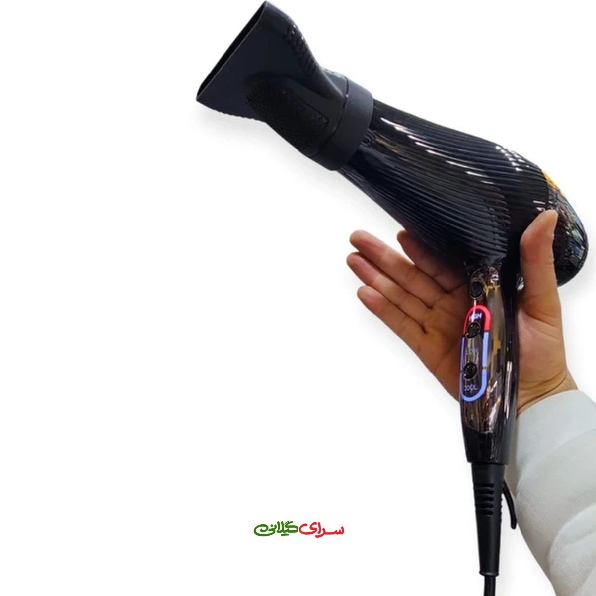 سشوار حرفه ای کراتین مشکی نیونایس مدل NW-7777
