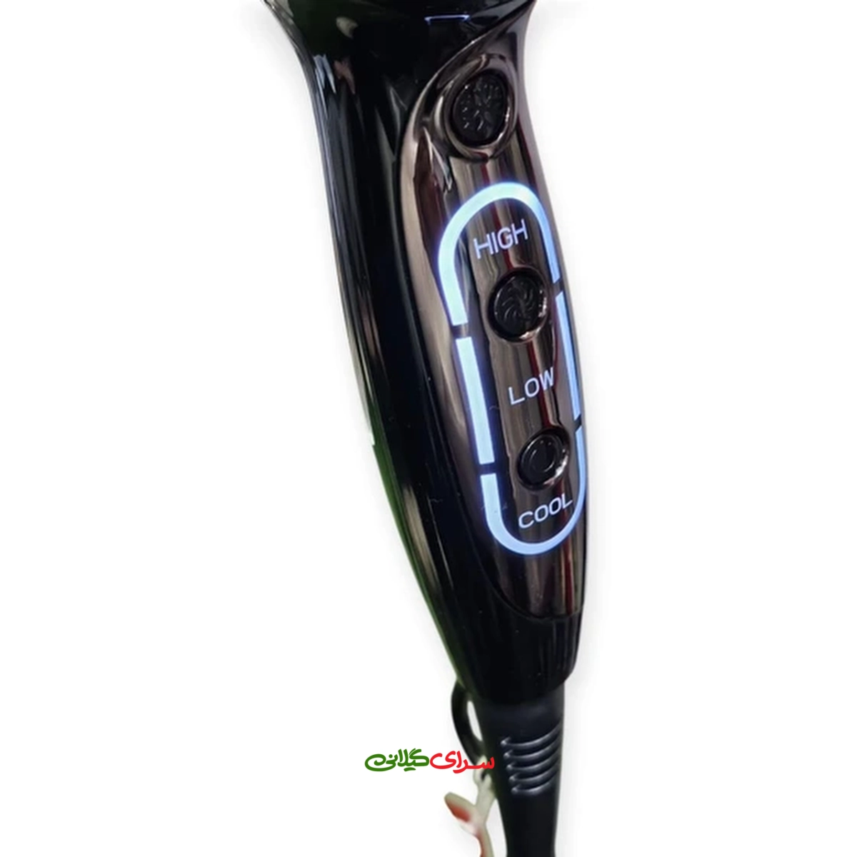 سشوار حرفه ای کراتین مشکی نیونایس مدل NW-7777