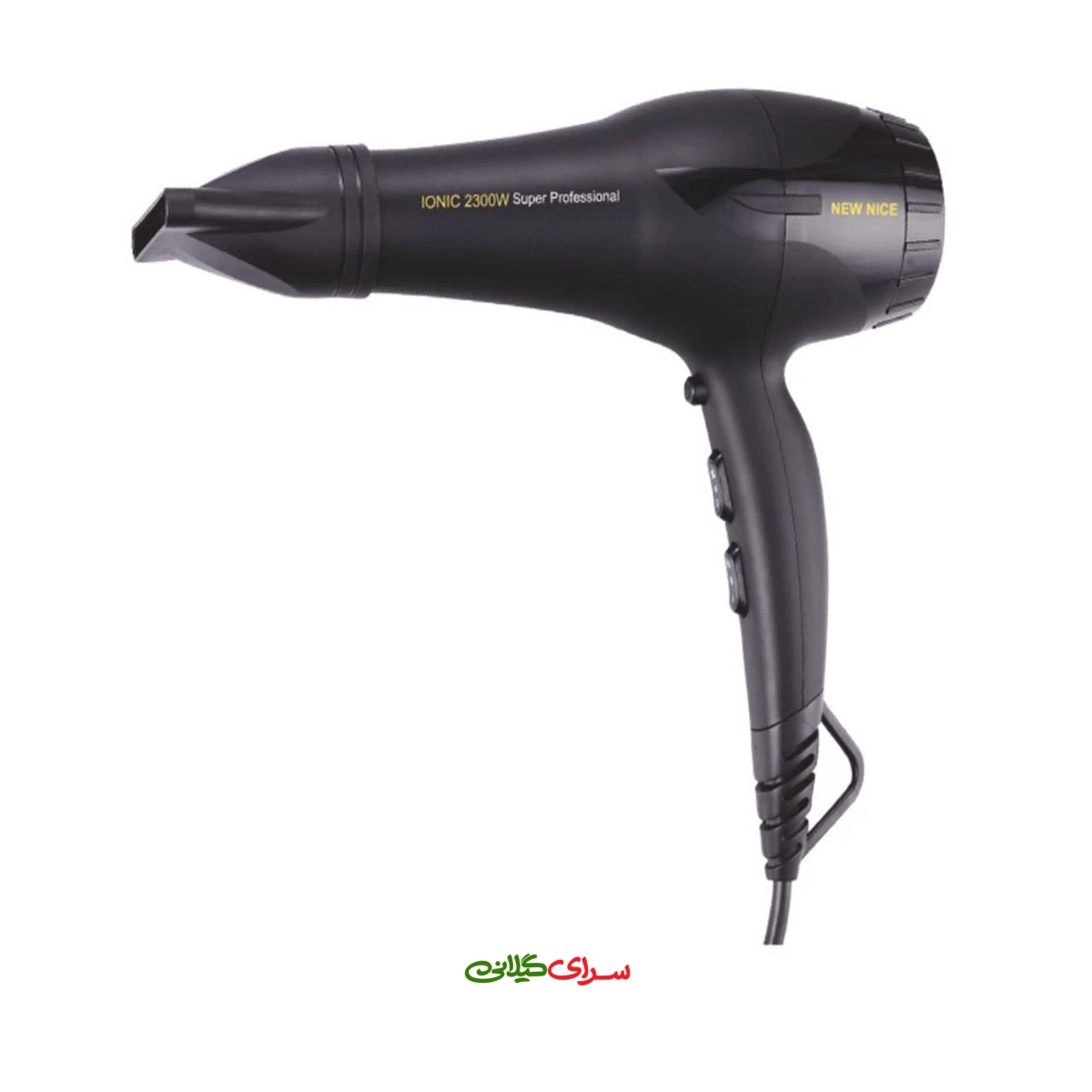 سشوار حرفه ای کراتین مشکی نیونایس مدل NW 1050