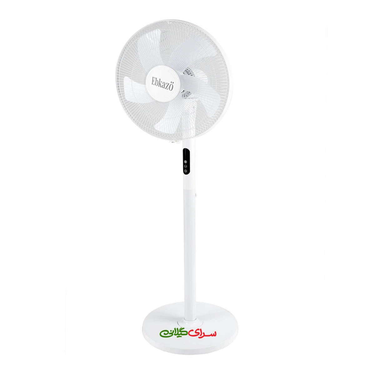 پنکه برقی ایستاده سفید ریموت دار ابکازو مدل SF2221