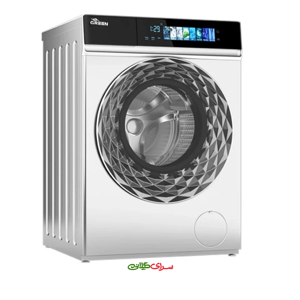 ماشین لباسشویی 9 کیلو گرمی DIRECT DRIVE سفید گرین مدل GWM90DDA-W