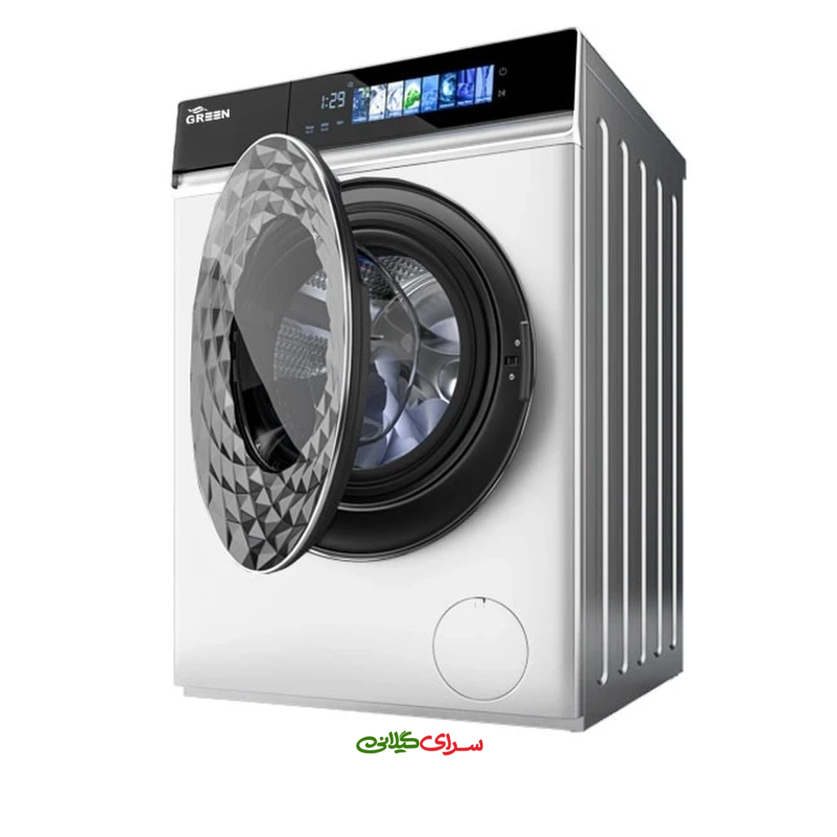 ماشین لباسشویی 9 کیلو گرمی DIRECT DRIVE سفید گرین مدل GWM90DDA-W