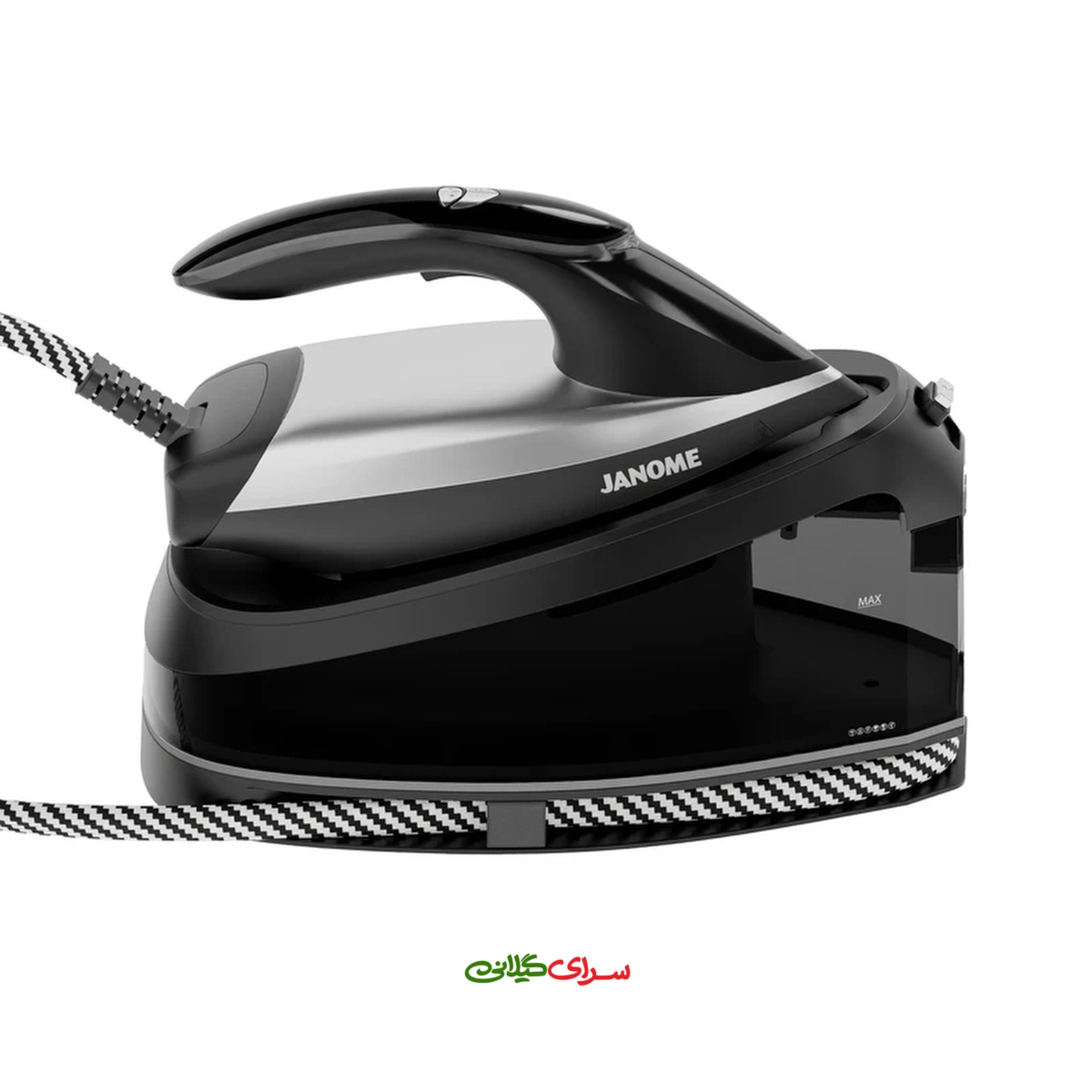 اتو بخار مخزن دار 2200 وات کفی AIRGLIDE مشکی ژانومه مدل SE2540