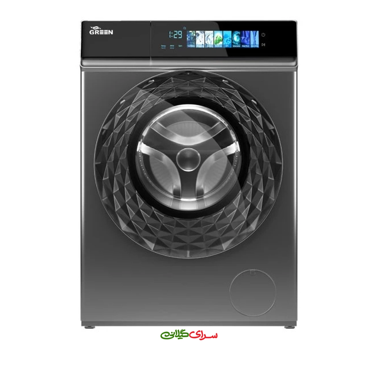 ماشین لباسشویی 9 کیلو گرمی DIRECT DRIVE سیلور گرین مدل GWM90DDA-W