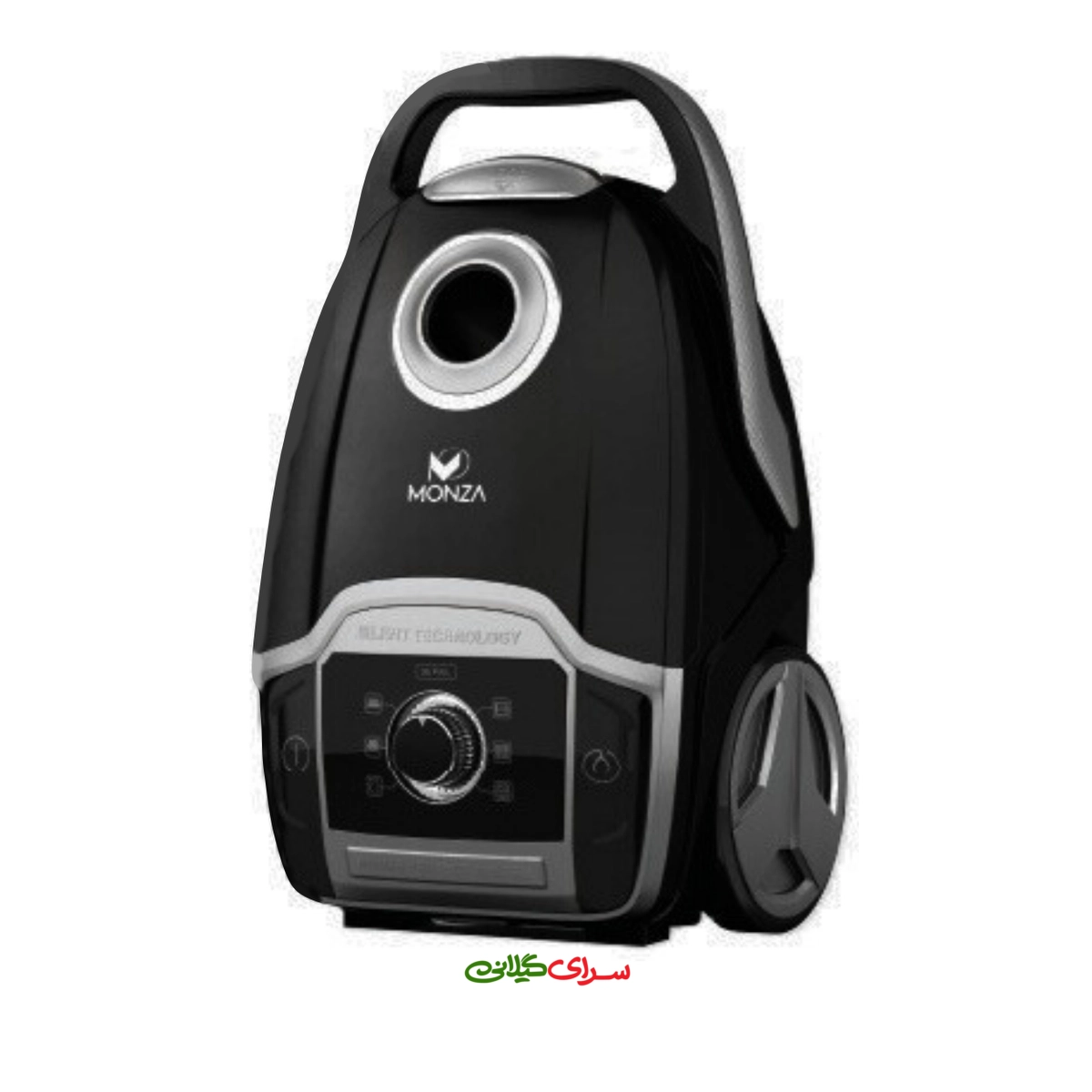جارو برقی 2600 وات لوله کنفی مشکی مونزا مدل M-VC2602B